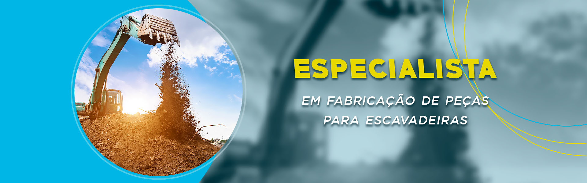 Especialista em peças para escavadeiras